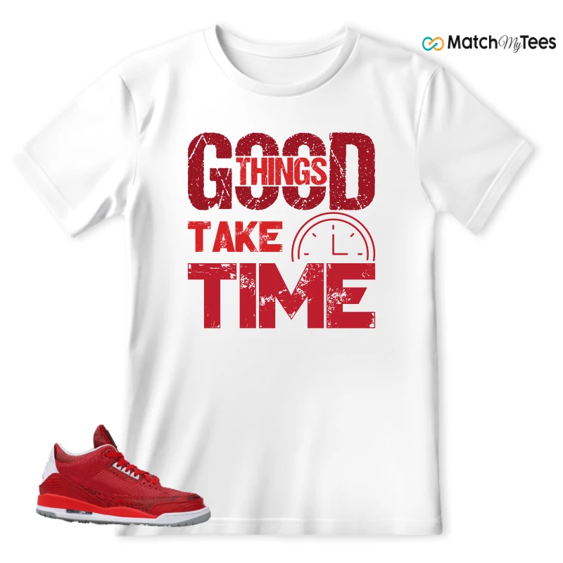 NIKE AIR JORDAN 3 JBF CUSTOM VALENTINE'S DAY SNEAKER Matching Tees t-shirt