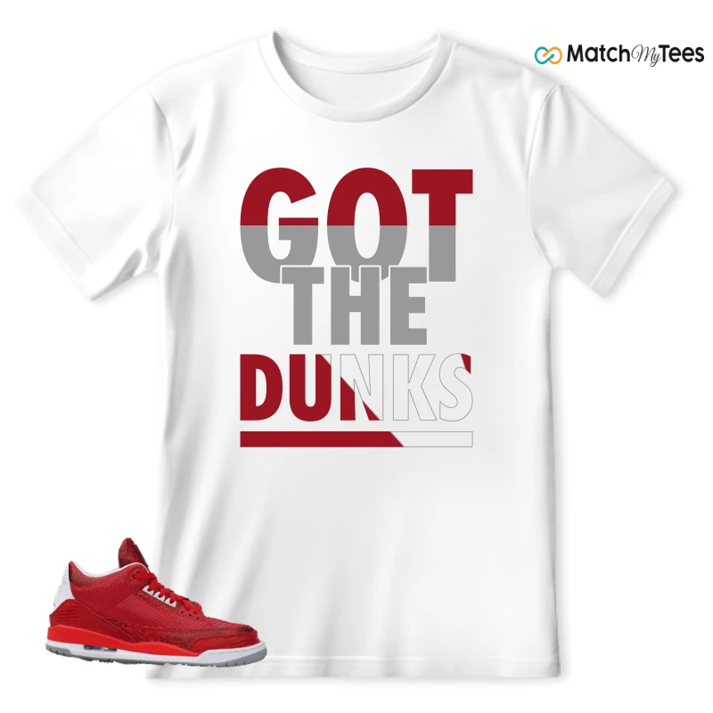 NIKE AIR JORDAN 3 JBF CUSTOM VALENTINE'S DAY SNEAKER Matching Tees t-shirt