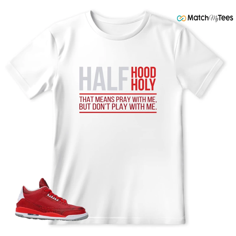 NIKE AIR JORDAN 3 JBF CUSTOM VALENTINE'S DAY SNEAKER Matching Tees t-shirt