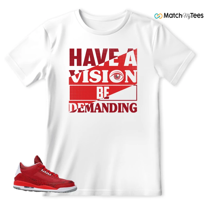 NIKE AIR JORDAN 3 JBF CUSTOM VALENTINE'S DAY SNEAKER Matching Tees t-shirt