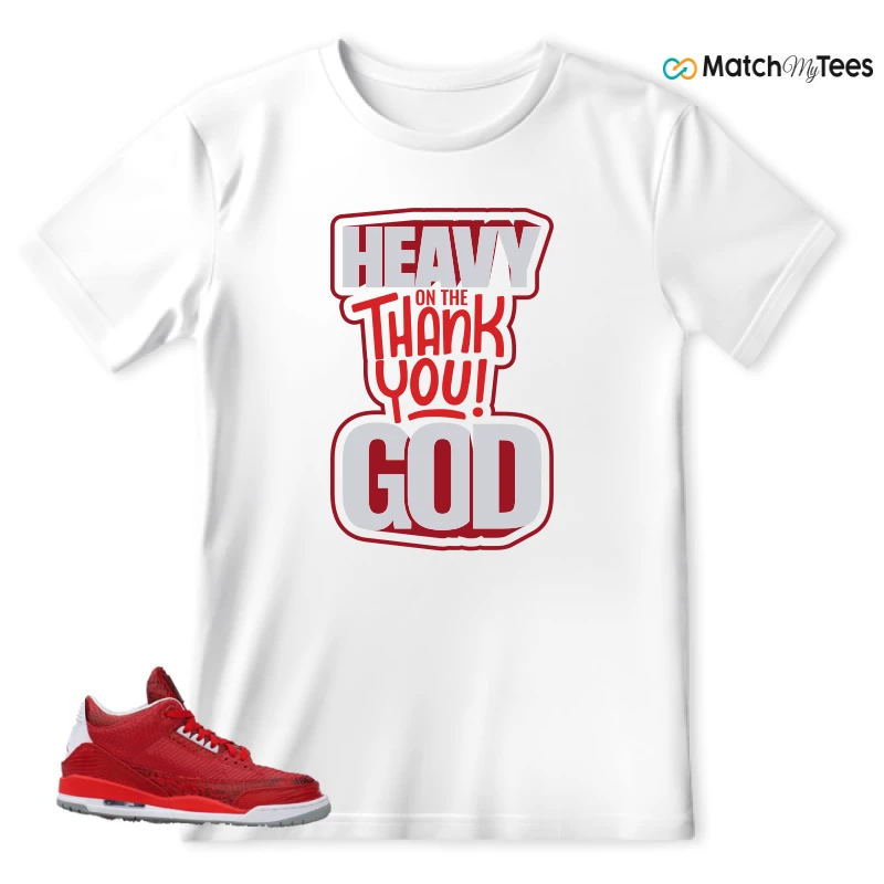 NIKE AIR JORDAN 3 JBF CUSTOM VALENTINE'S DAY SNEAKER Matching Tees t-shirt