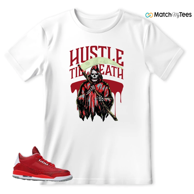 NIKE AIR JORDAN 3 JBF CUSTOM VALENTINE'S DAY SNEAKER Matching Tees t-shirt