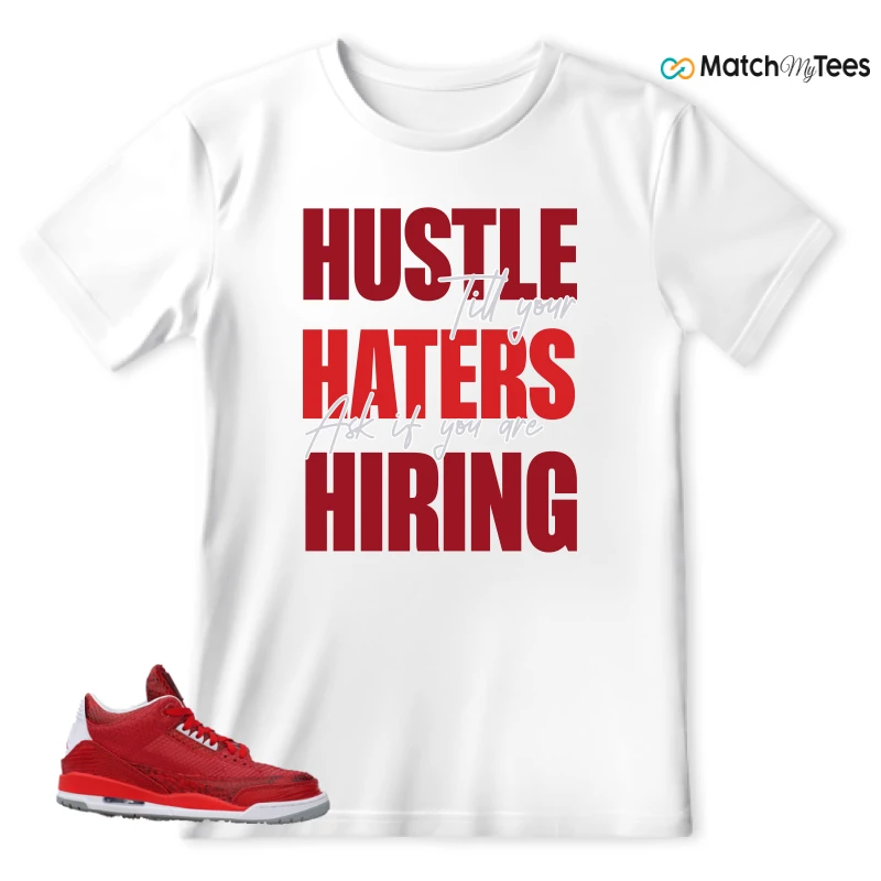NIKE AIR JORDAN 3 JBF CUSTOM VALENTINE'S DAY SNEAKER Matching Tees t-shirt