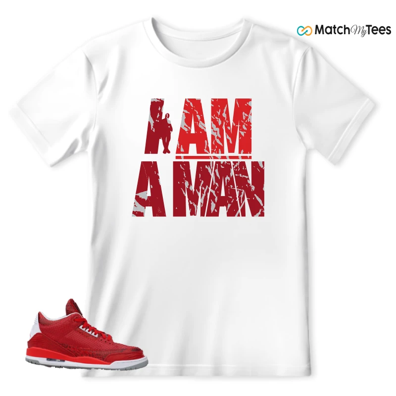 NIKE AIR JORDAN 3 JBF CUSTOM VALENTINE'S DAY SNEAKER Matching Tees t-shirt