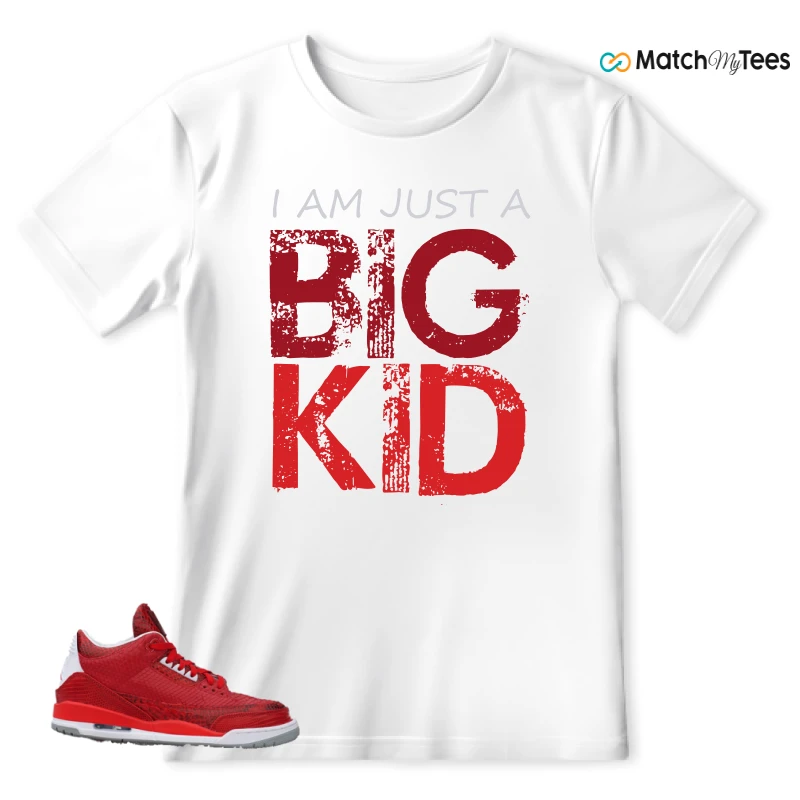 NIKE AIR JORDAN 3 JBF CUSTOM VALENTINE'S DAY SNEAKER Matching Tees t-shirt