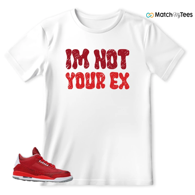 NIKE AIR JORDAN 3 JBF CUSTOM VALENTINE'S DAY SNEAKER Matching Tees t-shirt