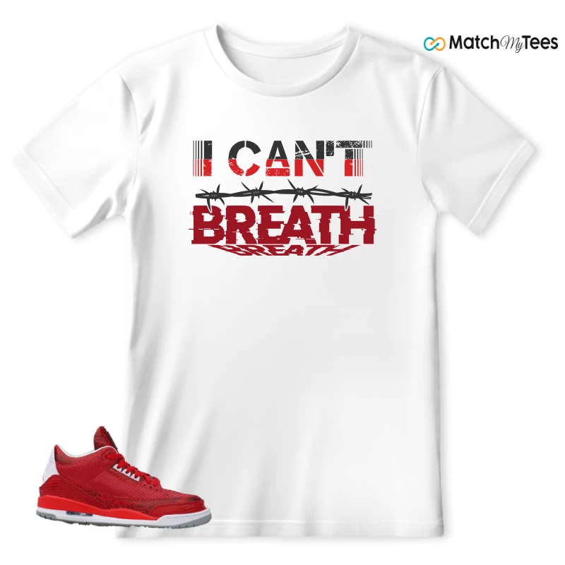 NIKE AIR JORDAN 3 JBF CUSTOM VALENTINE'S DAY SNEAKER Matching Tees t-shirt
