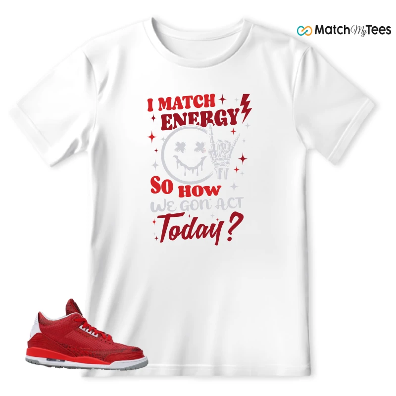 NIKE AIR JORDAN 3 JBF CUSTOM VALENTINE'S DAY SNEAKER Matching Tees t-shirt