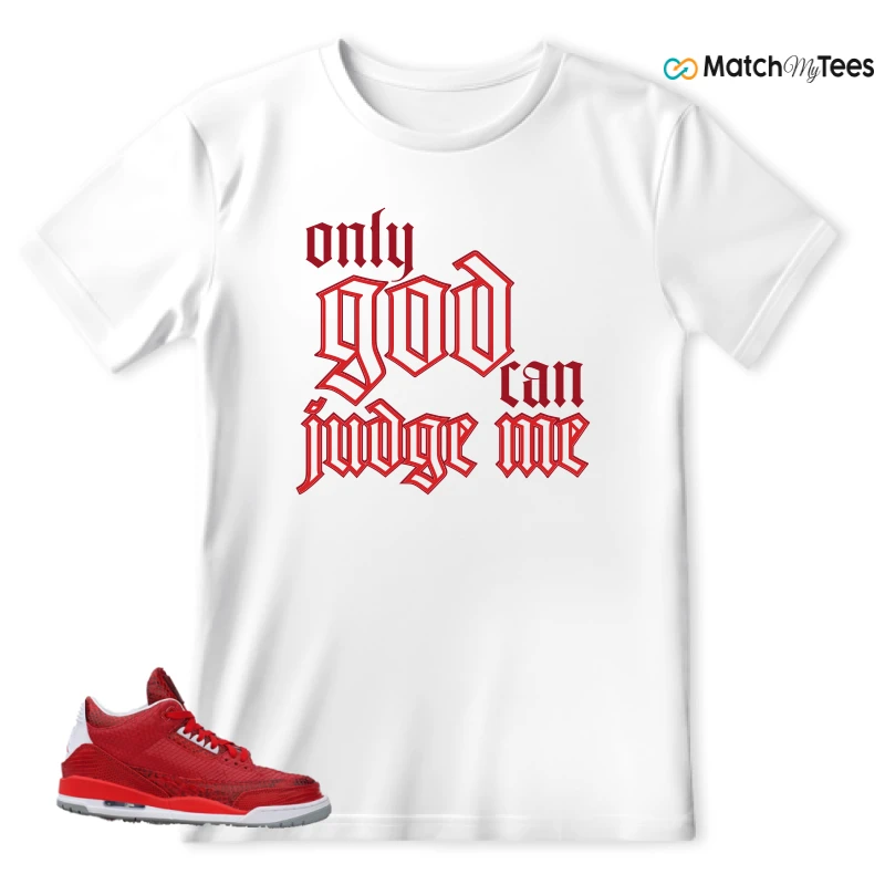 NIKE AIR JORDAN 3 JBF CUSTOM VALENTINE'S DAY SNEAKER Matching Tees t-shirt