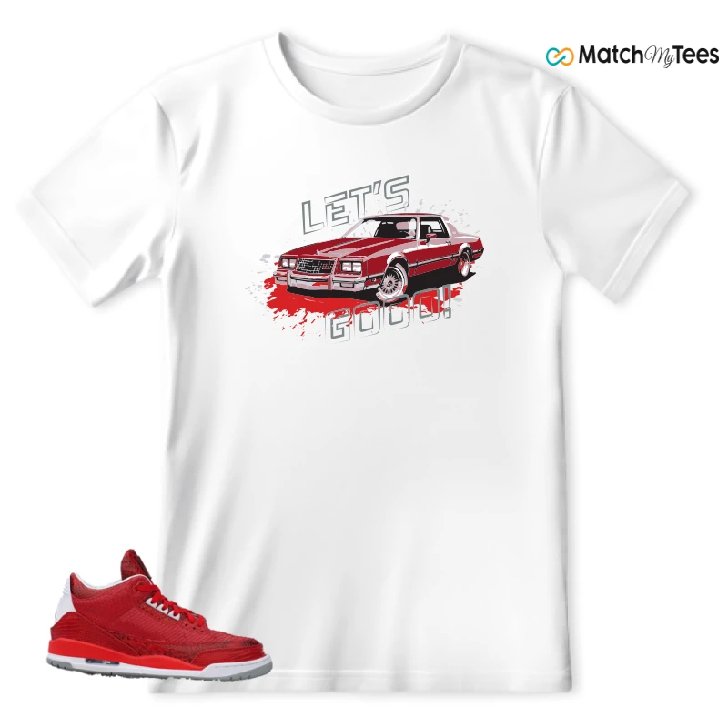 NIKE AIR JORDAN 3 JBF CUSTOM VALENTINE'S DAY SNEAKER Matching Tees t-shirt