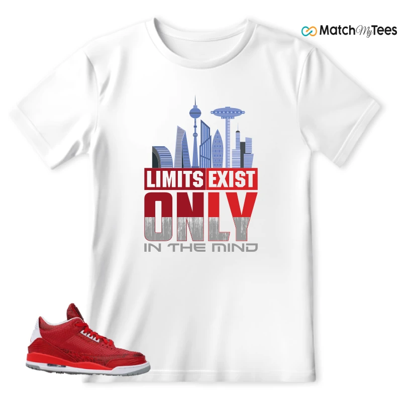 NIKE AIR JORDAN 3 JBF CUSTOM VALENTINE'S DAY SNEAKER Matching Tees t-shirt