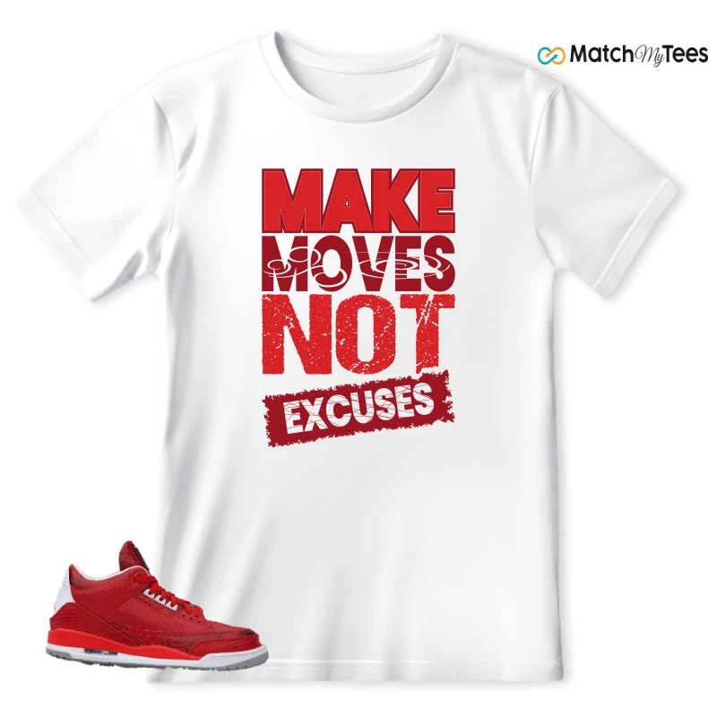 NIKE AIR JORDAN 3 JBF CUSTOM VALENTINE'S DAY SNEAKER Matching Tees t-shirt