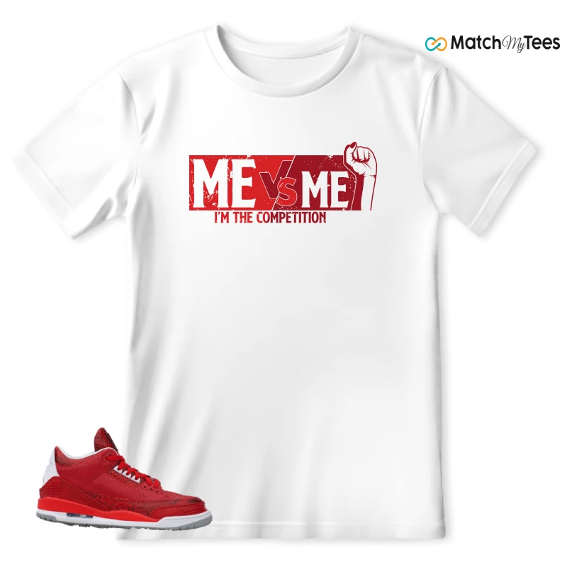 NIKE AIR JORDAN 3 JBF CUSTOM VALENTINE'S DAY SNEAKER Matching Tees t-shirt