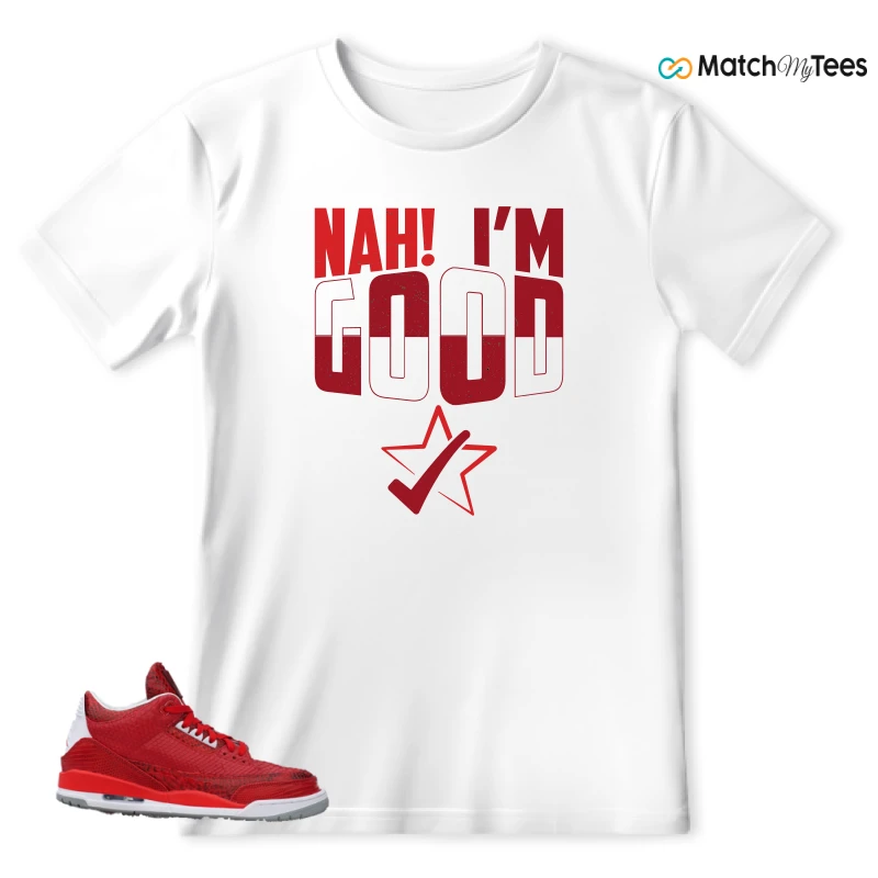 NIKE AIR JORDAN 3 JBF CUSTOM VALENTINE'S DAY SNEAKER Matching Tees t-shirt