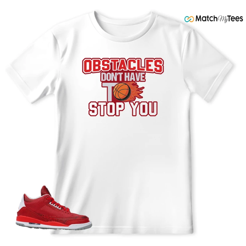 NIKE AIR JORDAN 3 JBF CUSTOM VALENTINE'S DAY SNEAKER Matching Tees t-shirt