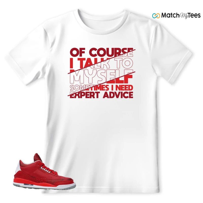 NIKE AIR JORDAN 3 JBF CUSTOM VALENTINE'S DAY SNEAKER Matching Tees t-shirt