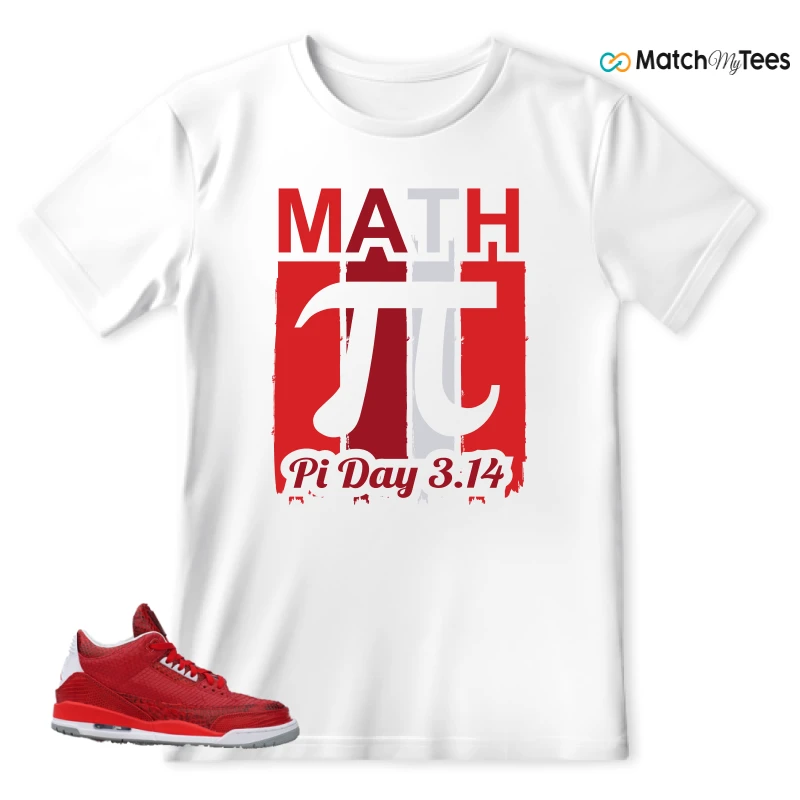 NIKE AIR JORDAN 3 JBF CUSTOM VALENTINE'S DAY SNEAKER Matching Tees t-shirt