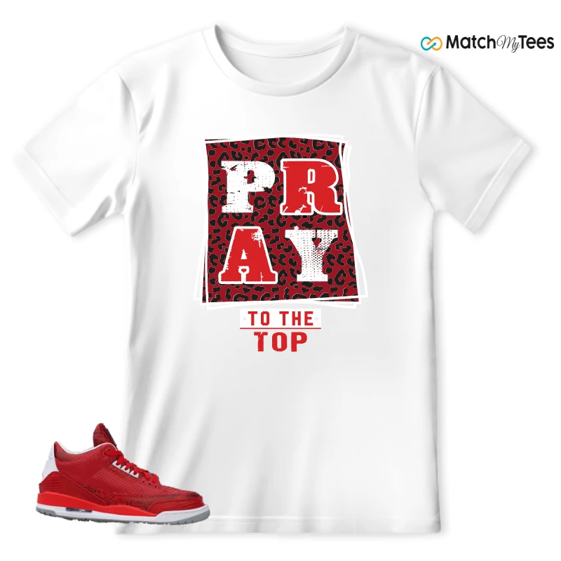 NIKE AIR JORDAN 3 JBF CUSTOM VALENTINE'S DAY SNEAKER Matching Tees t-shirt