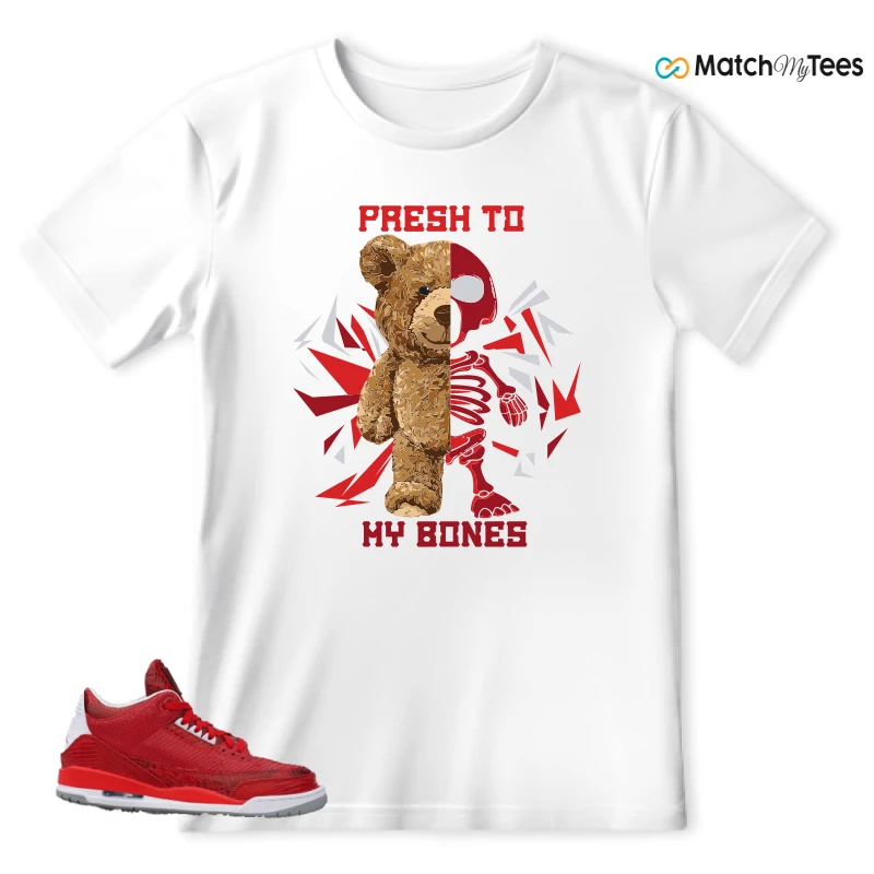 NIKE AIR JORDAN 3 JBF CUSTOM VALENTINE'S DAY SNEAKER Matching Tees t-shirt