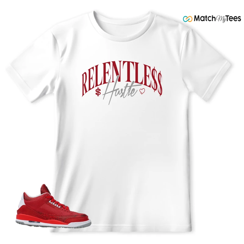 NIKE AIR JORDAN 3 JBF CUSTOM VALENTINE'S DAY SNEAKER Matching Tees t-shirt
