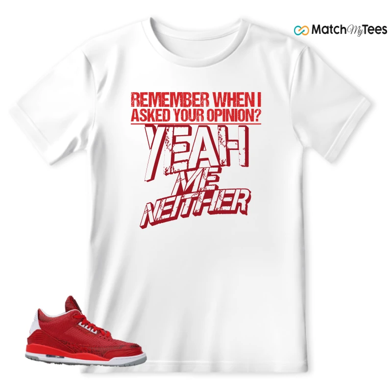 NIKE AIR JORDAN 3 JBF CUSTOM VALENTINE'S DAY SNEAKER Matching Tees t-shirt