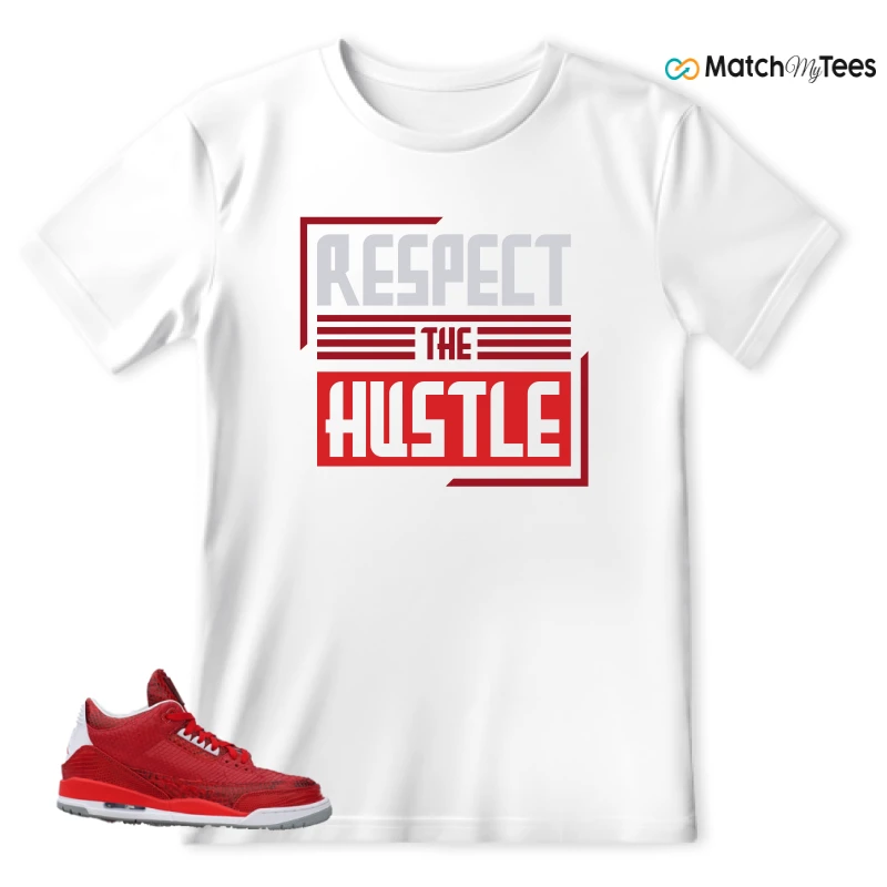 NIKE AIR JORDAN 3 JBF CUSTOM VALENTINE'S DAY SNEAKER Matching Tees t-shirt
