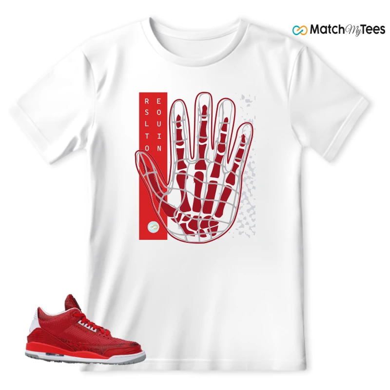 NIKE AIR JORDAN 3 JBF CUSTOM VALENTINE'S DAY SNEAKER Matching Tees t-shirt