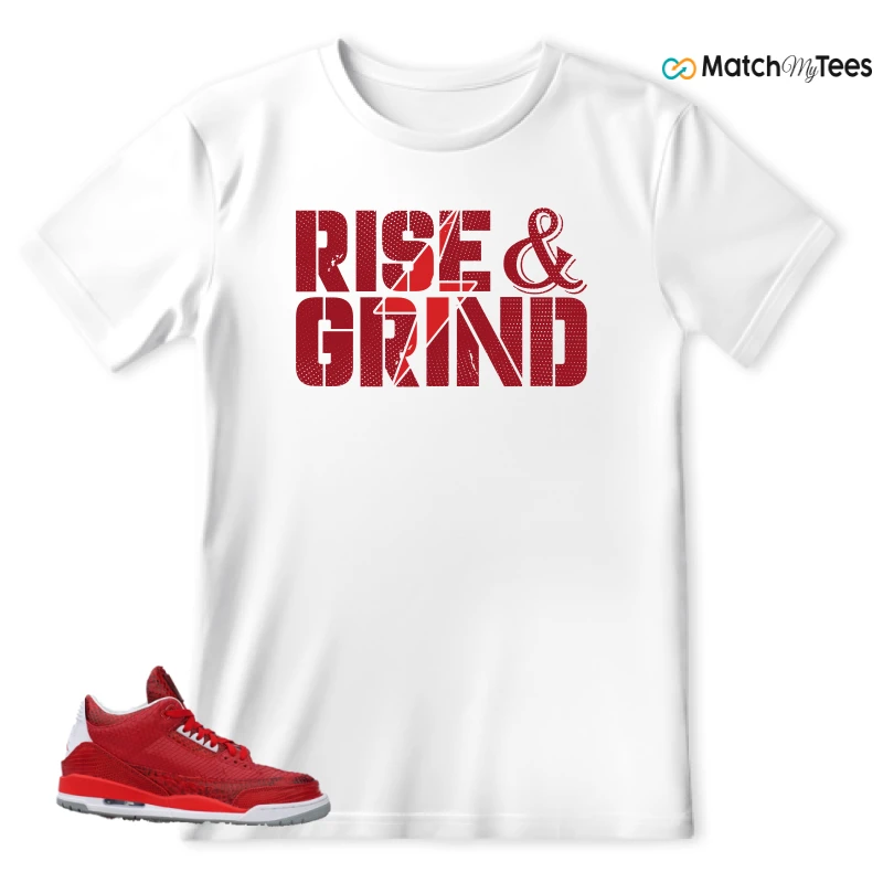 NIKE AIR JORDAN 3 JBF CUSTOM VALENTINE'S DAY SNEAKER Matching Tees t-shirt