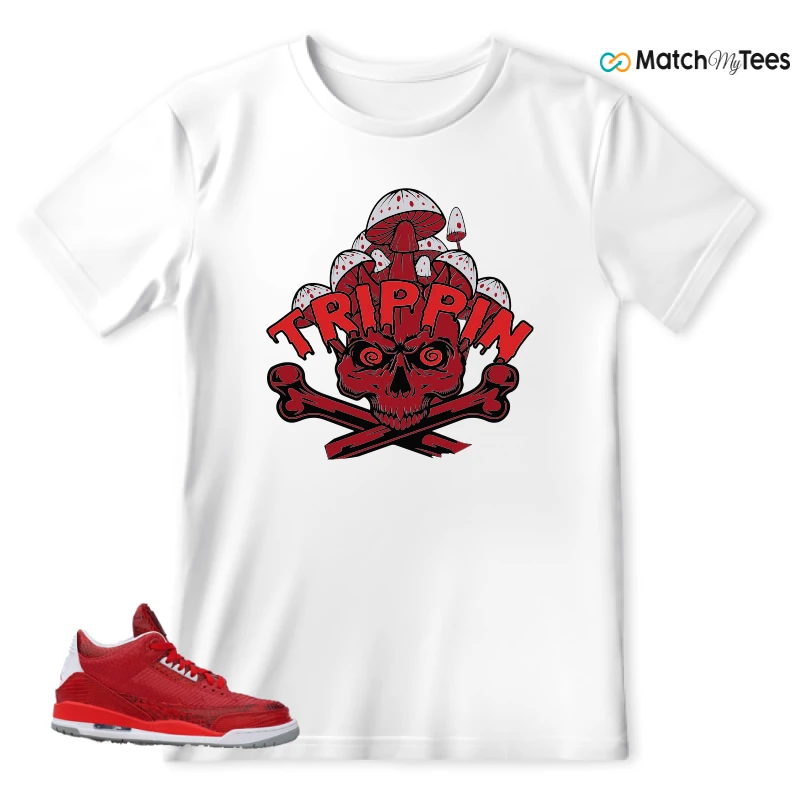 NIKE AIR JORDAN 3 JBF CUSTOM VALENTINE'S DAY SNEAKER Matching Tees t-shirt
