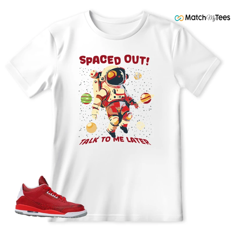 NIKE AIR JORDAN 3 JBF CUSTOM VALENTINE'S DAY SNEAKER Matching Tees t-shirt