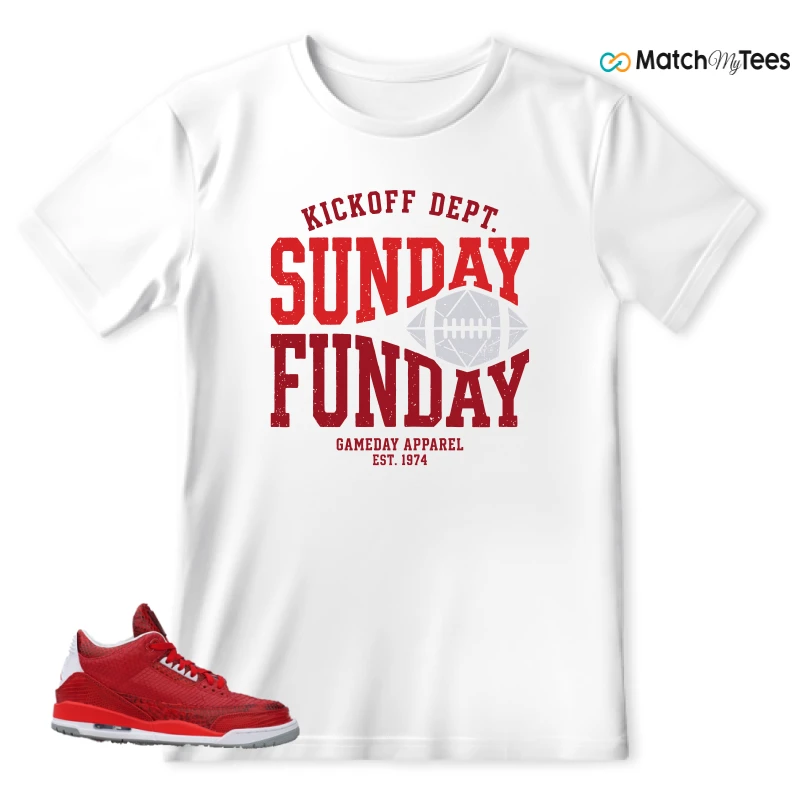 NIKE AIR JORDAN 3 JBF CUSTOM VALENTINE'S DAY SNEAKER Matching Tees t-shirt