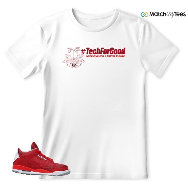 NIKE AIR JORDAN 3 JBF CUSTOM VALENTINE'S DAY SNEAKER Matching Tees t-shirt