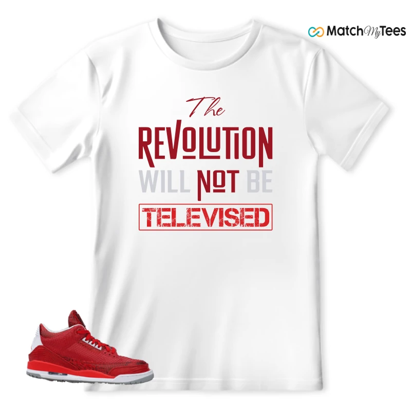 NIKE AIR JORDAN 3 JBF CUSTOM VALENTINE'S DAY SNEAKER Matching Tees t-shirt