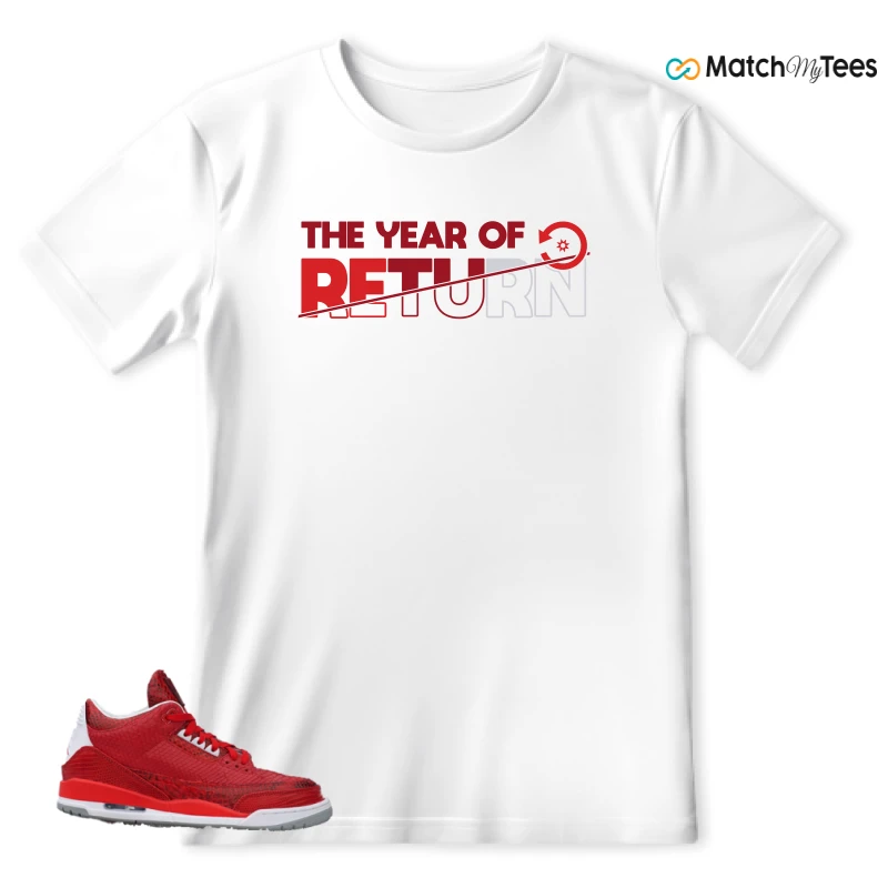 NIKE AIR JORDAN 3 JBF CUSTOM VALENTINE'S DAY SNEAKER Matching Tees t-shirt