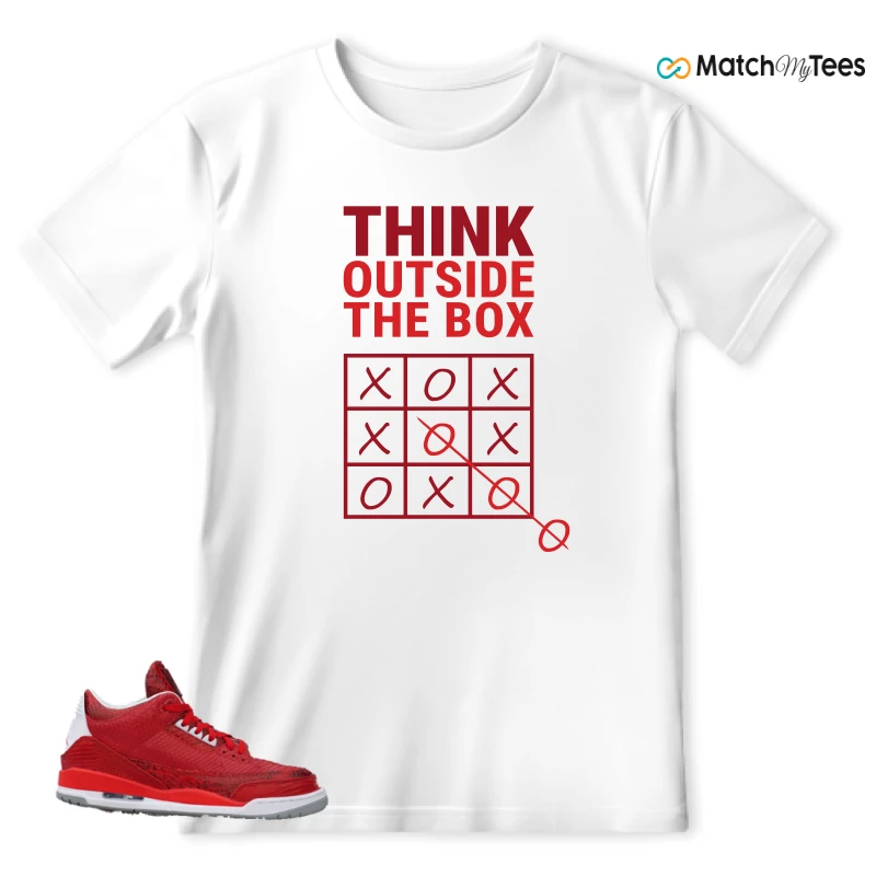 NIKE AIR JORDAN 3 JBF CUSTOM VALENTINE'S DAY SNEAKER Matching Tees t-shirt