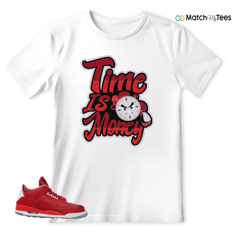 NIKE AIR JORDAN 3 JBF CUSTOM VALENTINE'S DAY SNEAKER Matching Tees t-shirt
