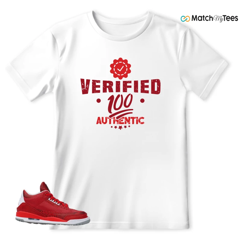 NIKE AIR JORDAN 3 JBF CUSTOM VALENTINE'S DAY SNEAKER Matching Tees t-shirt