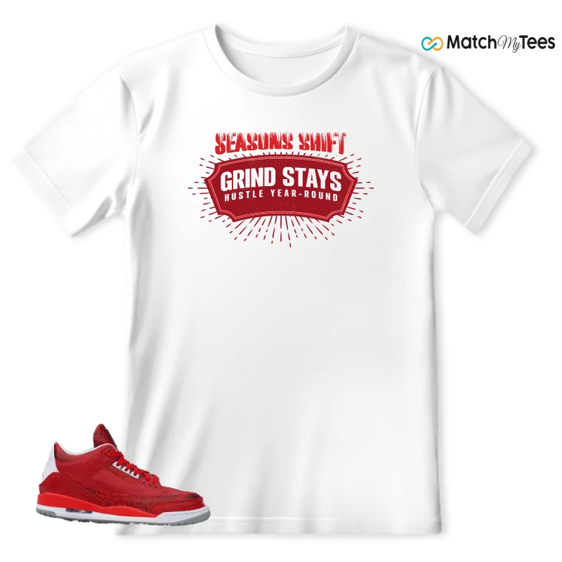 NIKE AIR JORDAN 3 JBF CUSTOM VALENTINE'S DAY SNEAKER Matching Tees t-shirt