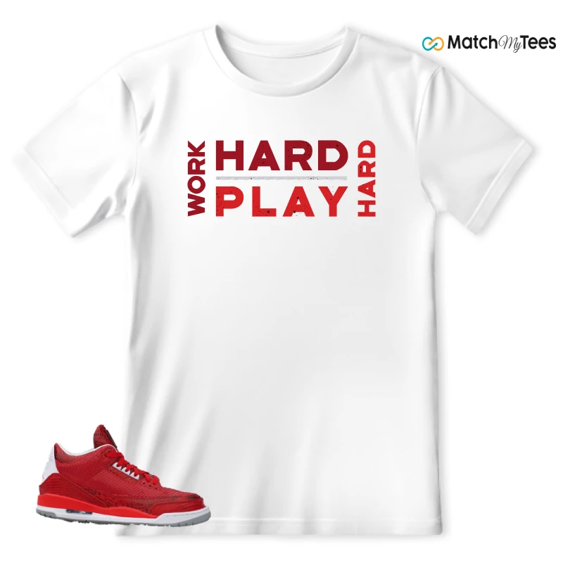 NIKE AIR JORDAN 3 JBF CUSTOM VALENTINE'S DAY SNEAKER Matching Tees t-shirt