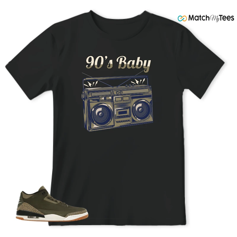 NIKE AIR JORDAN 3 RETRO FAMILY AFFAIR SNEAKER Matching Tees t-shirt