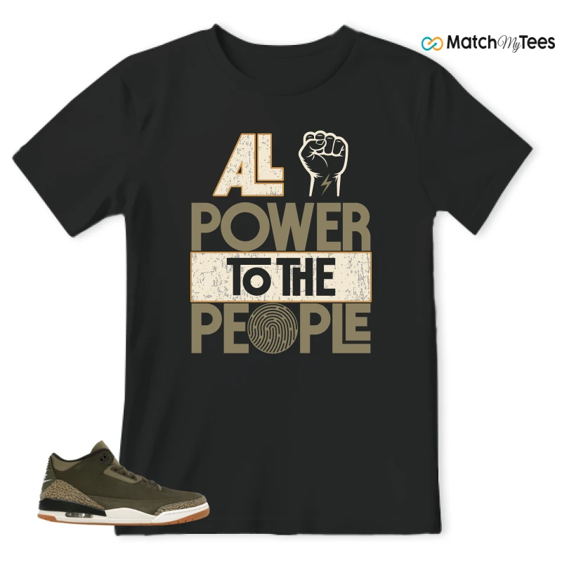 NIKE AIR JORDAN 3 RETRO FAMILY AFFAIR SNEAKER Matching Tees t-shirt