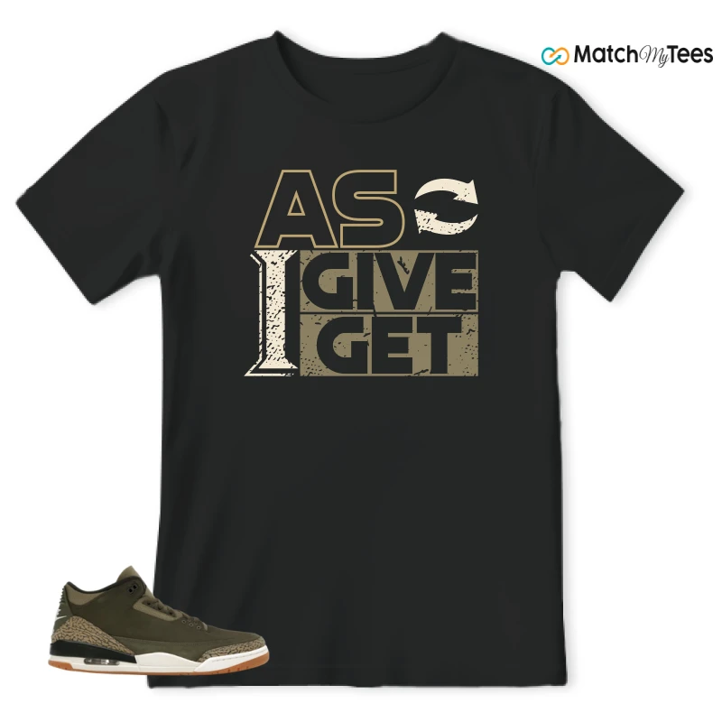 NIKE AIR JORDAN 3 RETRO FAMILY AFFAIR SNEAKER Matching Tees t-shirt