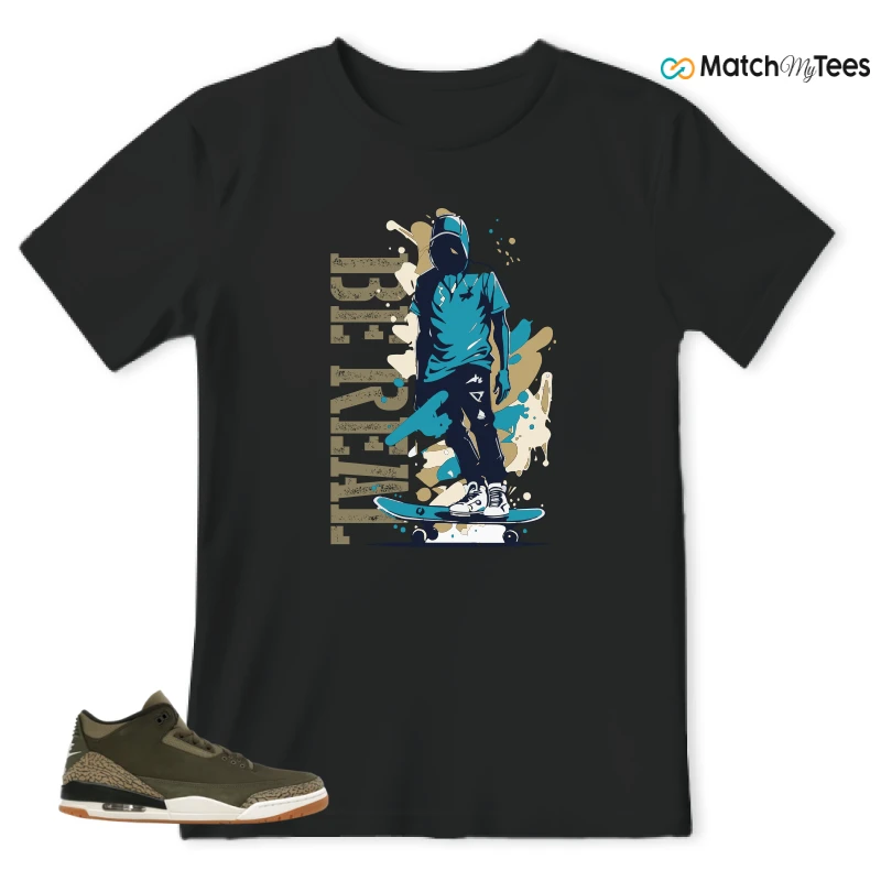 NIKE AIR JORDAN 3 RETRO FAMILY AFFAIR SNEAKER Matching Tees t-shirt