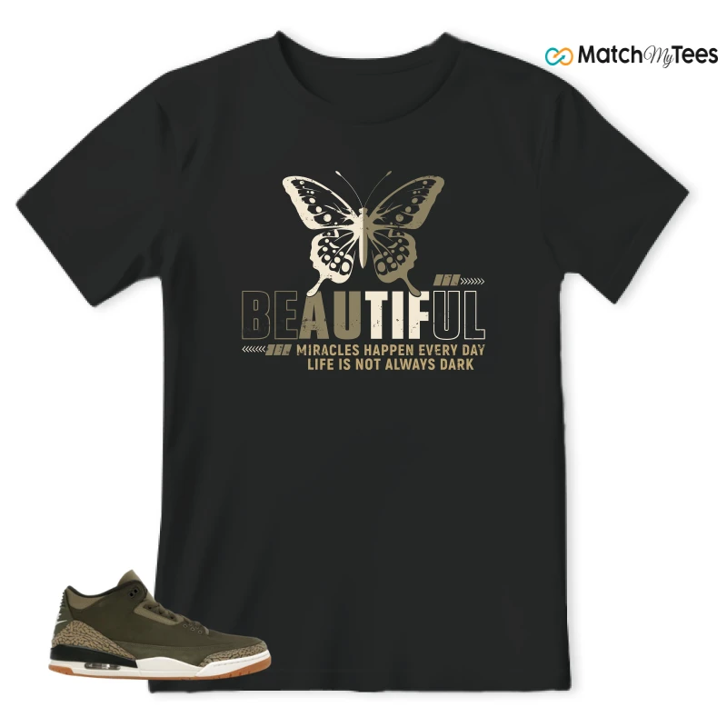 NIKE AIR JORDAN 3 RETRO FAMILY AFFAIR SNEAKER Matching Tees t-shirt