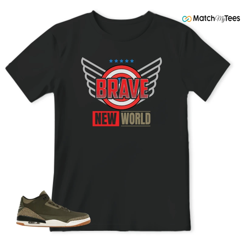 NIKE AIR JORDAN 3 RETRO FAMILY AFFAIR SNEAKER Matching Tees t-shirt