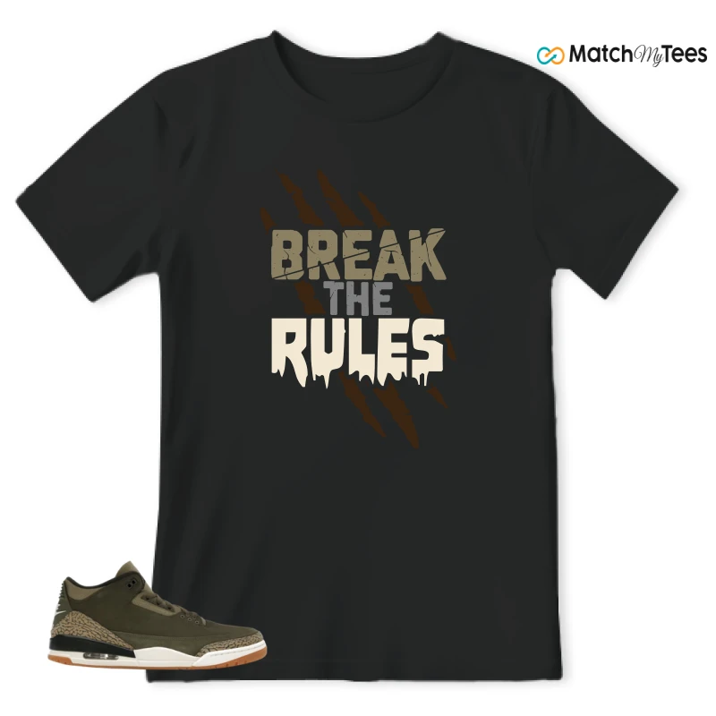 NIKE AIR JORDAN 3 RETRO FAMILY AFFAIR SNEAKER Matching Tees t-shirt
