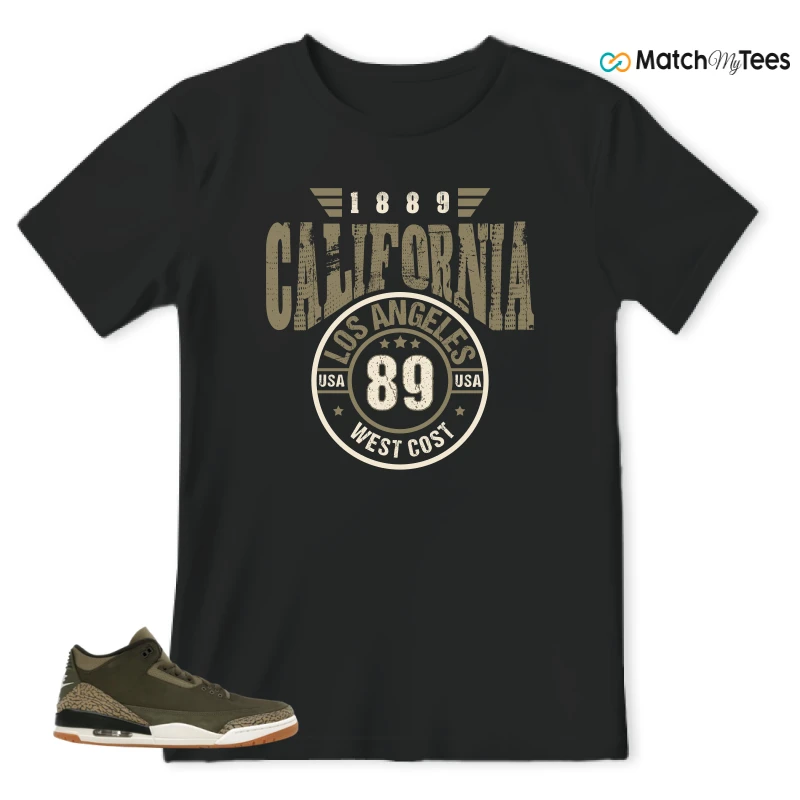 NIKE AIR JORDAN 3 RETRO FAMILY AFFAIR SNEAKER Matching Tees t-shirt