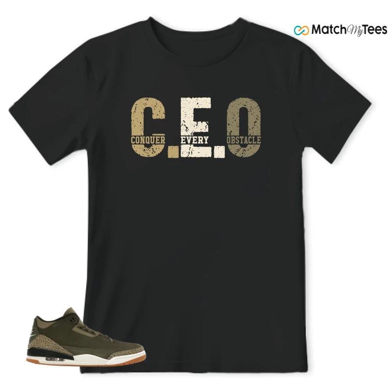 NIKE AIR JORDAN 3 RETRO FAMILY AFFAIR SNEAKER Matching Tees t-shirt