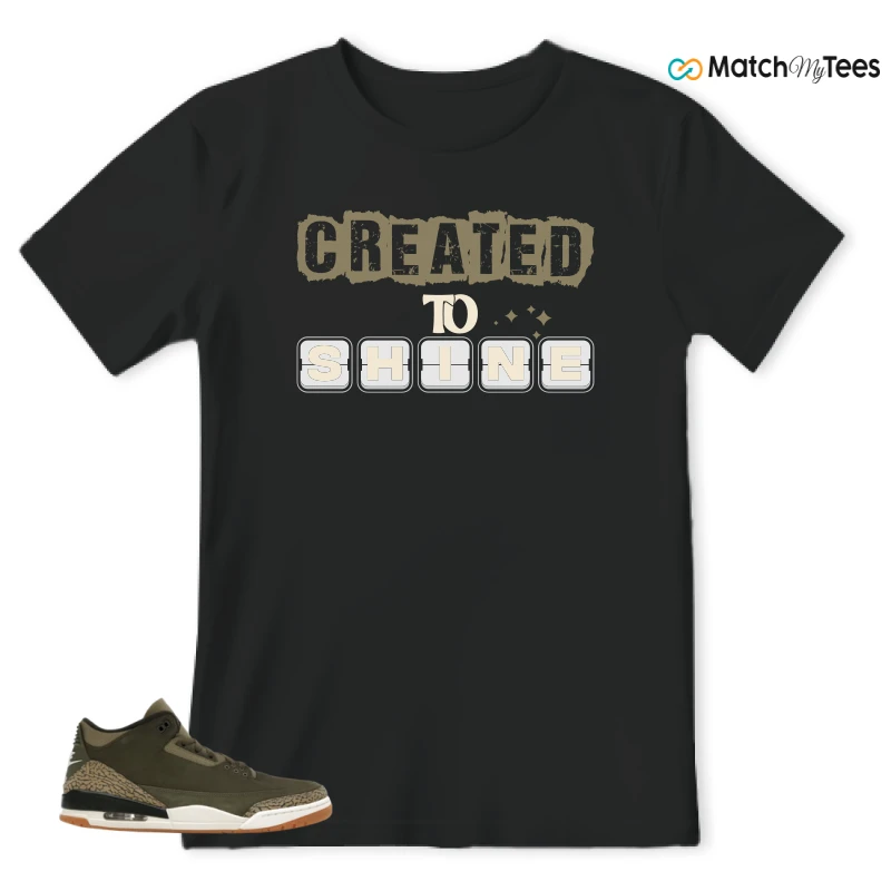 NIKE AIR JORDAN 3 RETRO FAMILY AFFAIR SNEAKER Matching Tees t-shirt