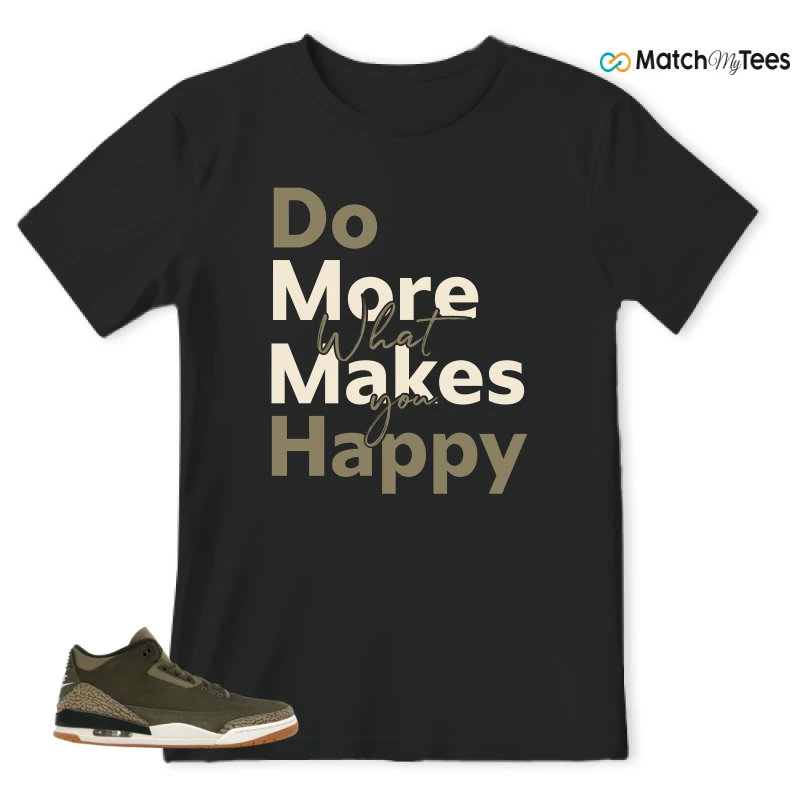 NIKE AIR JORDAN 3 RETRO FAMILY AFFAIR SNEAKER Matching Tees t-shirt